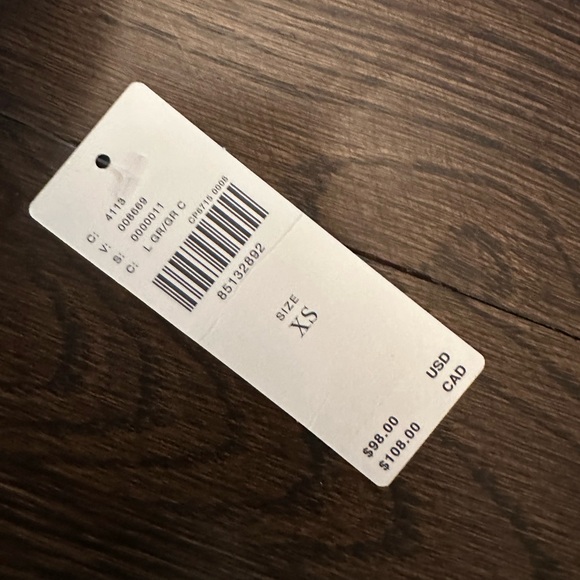 NWT Maeve XS Mock Neck Black and white sweater - Picture 4 of 9